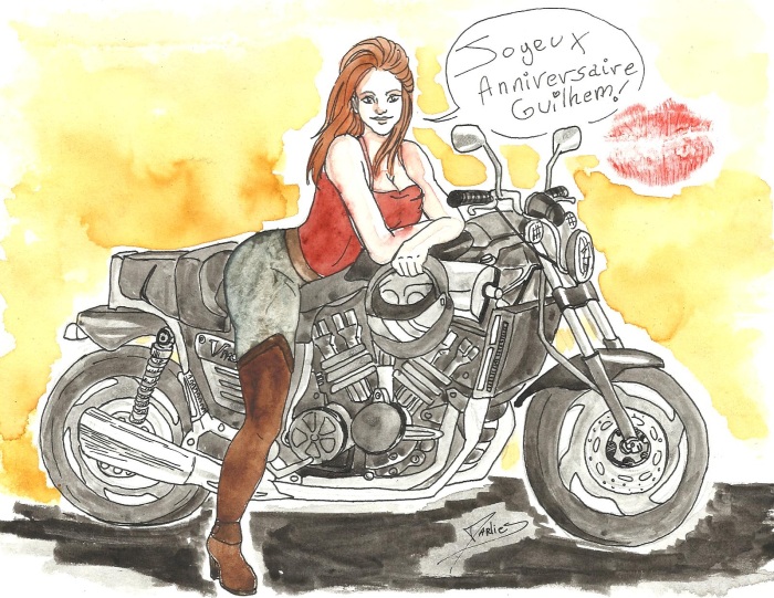 Joyeux Anniversaire Ami Motard By Feeyuu On Deviantart