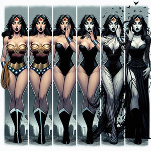 Wonder Woman Goth TF Sequence 1