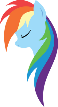 Minimal Rainbow Dash