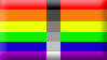 Homoflexible Pride Flag Stamp by SavvyRed