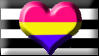 Panromantic Heterosexual Pride Stamp by SavvyRed