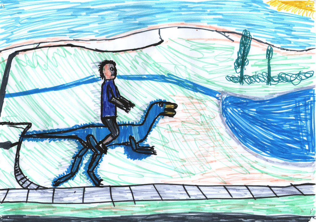 Deviantart Raptor Riding Raptor Coming Through by RaptorialShifter on DeviantArt
