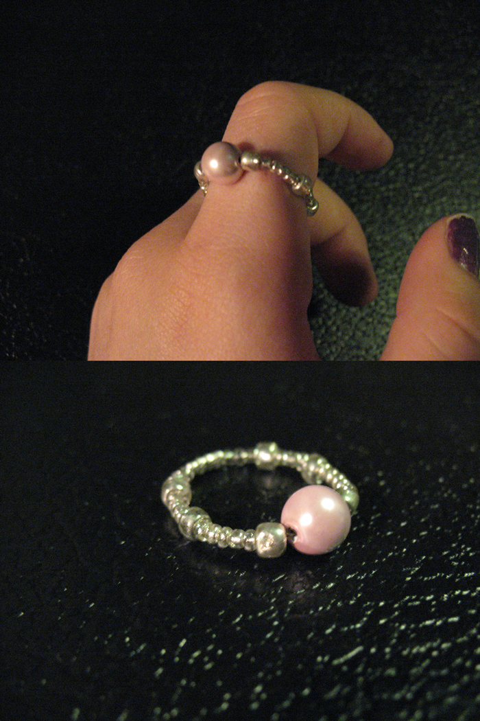 Crafted Magnetic Pink Ring