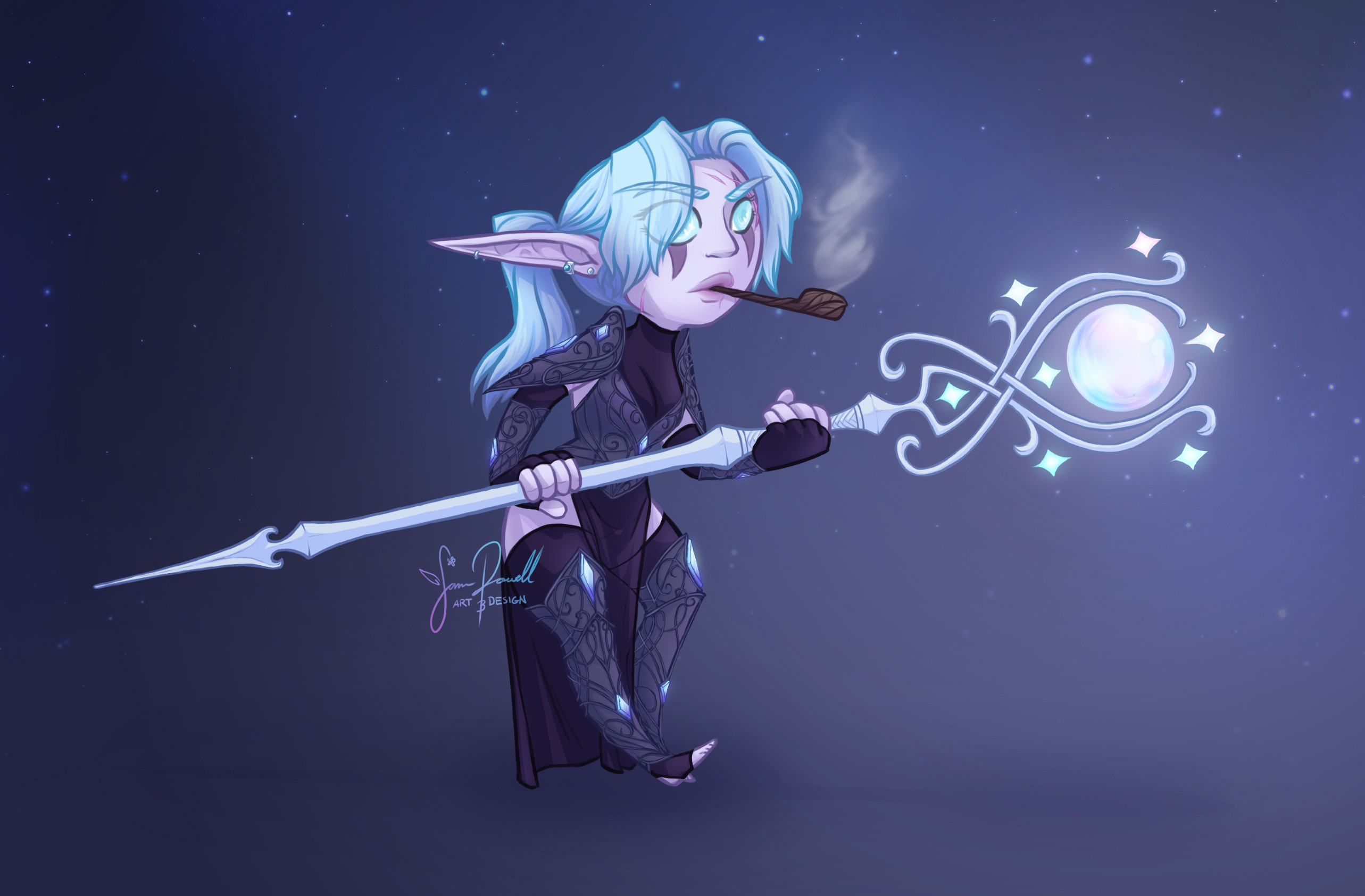WoW: Vestrell Snowflower (Chibi)