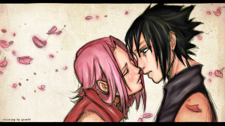 can i have a kiss? + sasusaku