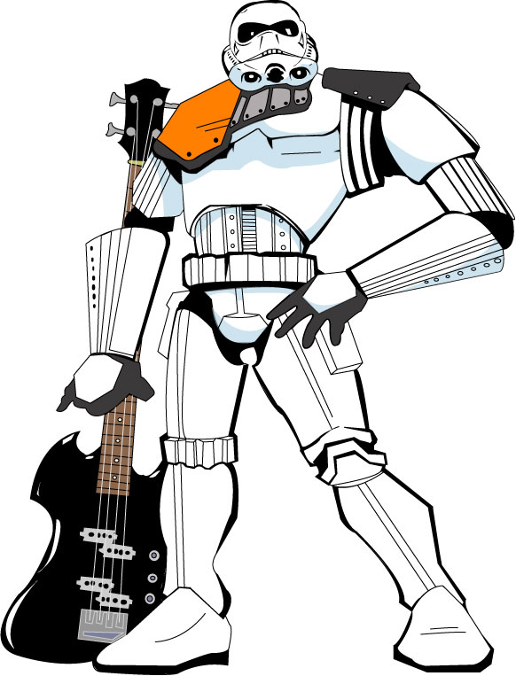 BASS Playing Storm Trooper