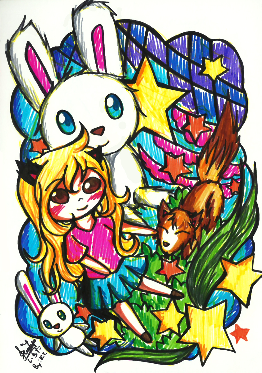 Colorful Marker Commission for LPSmaddie32