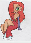 Jessica rabbit pin up style by CrimsonWing
