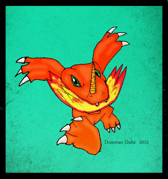 DIGIMON IN FIRE by starwarslego on DeviantArt