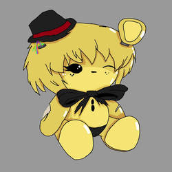 Fnia plushy golden Freddy 