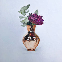 Copper Vase Aquarelle