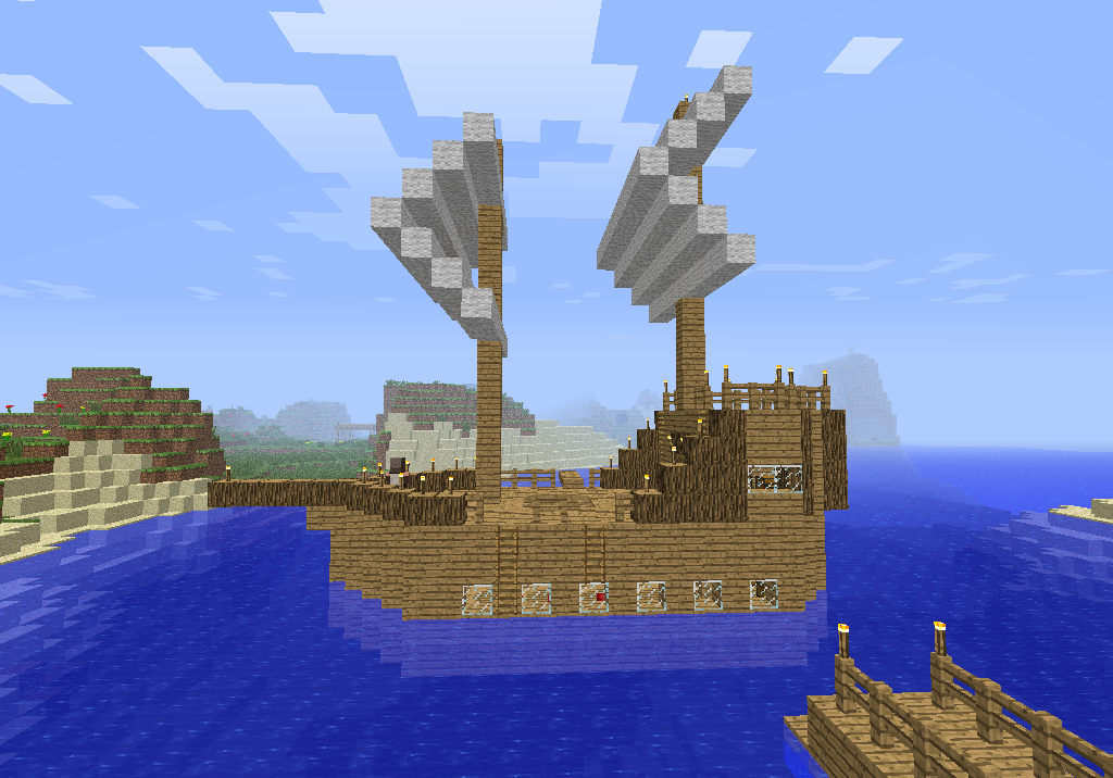 pix Small Simple Minecraft Pirate Ship minecraft pirate ship by i am crazyp on