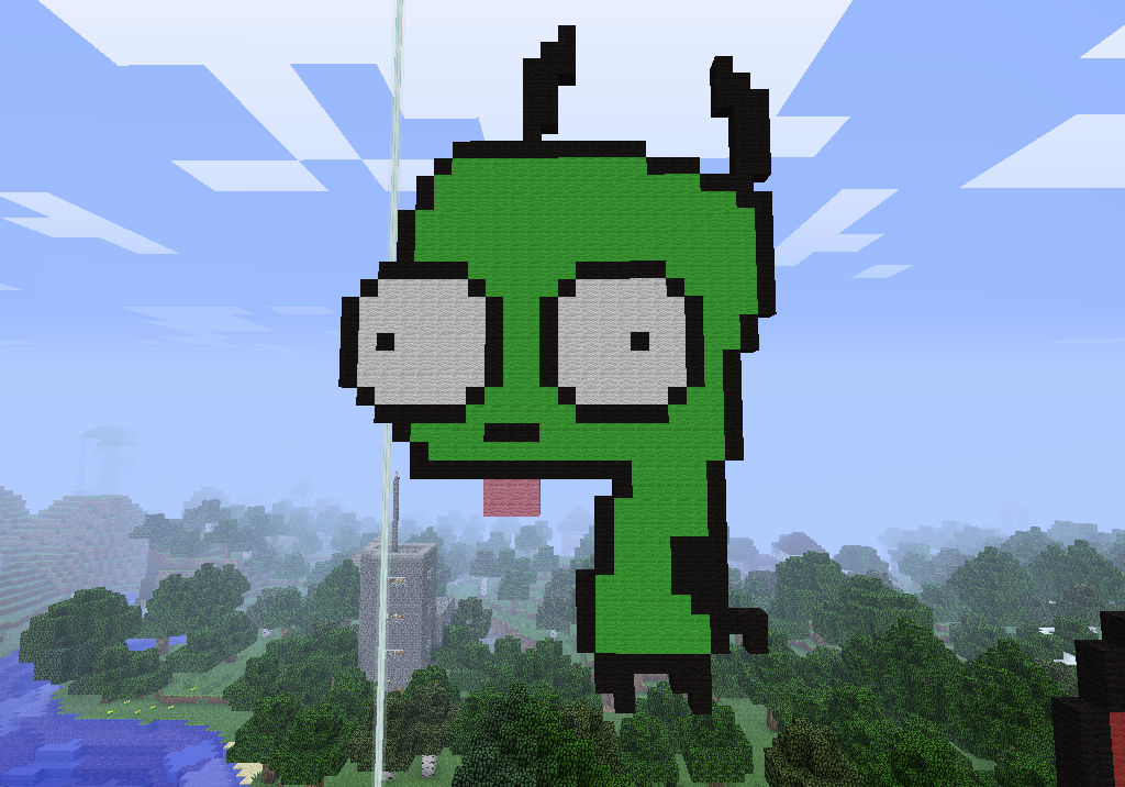Minecraft Pixel Art Gir by IAmCrazyP on DeviantArt