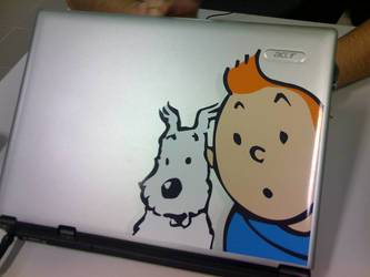 'Laptop Cover - Tintin