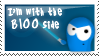 The Bloo Side Stamp by canecodesign
