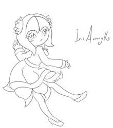 Iris AMARYLLIS Lineart