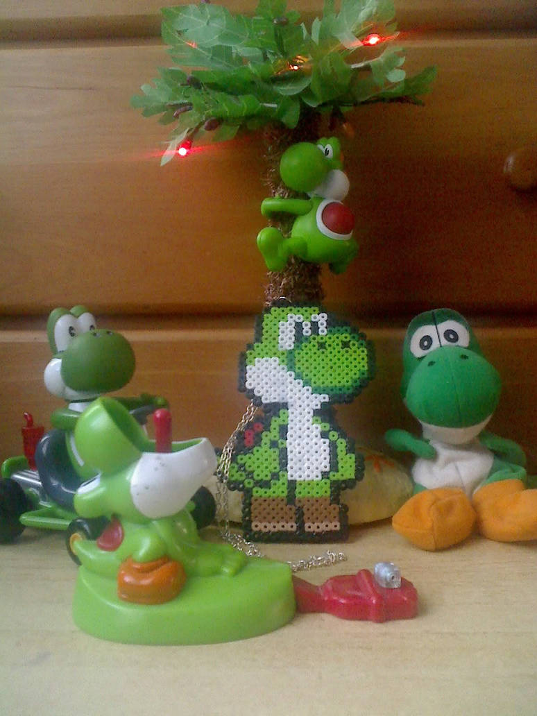 Pyssla Yoshi Yoshi Perler beads by JohnnyAre on DeviantArt