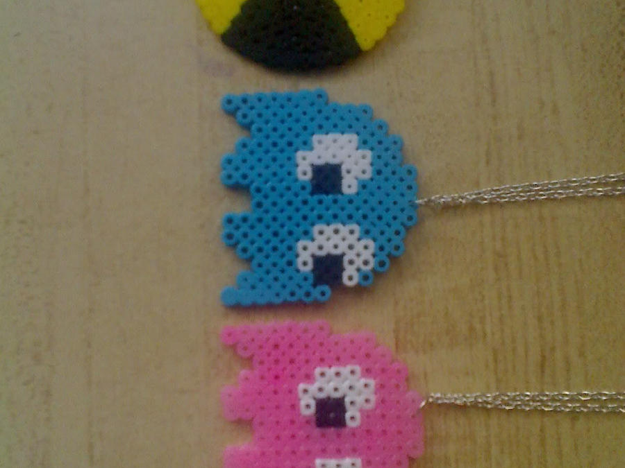 Pacman perler beads