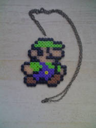 Luigi perler beads