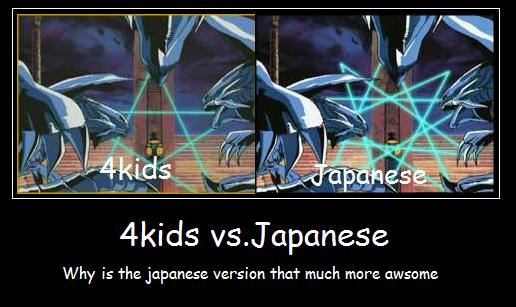 4kids vs. Japanese