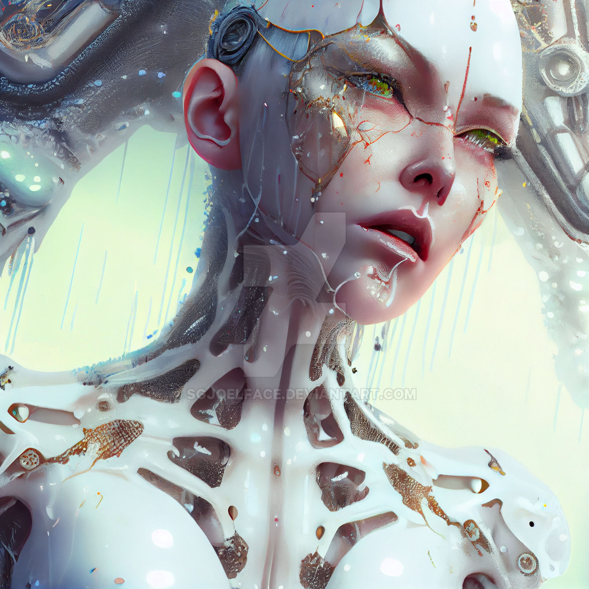 Ai Art - Synthetic Angel (7) by sgjoelface on DeviantArt