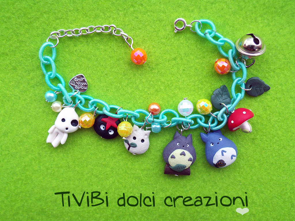 Totoro and Kodame bracelet