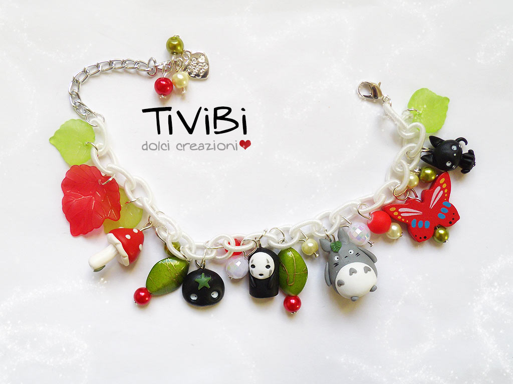 Totoro and Friends bracelet with Italian colors