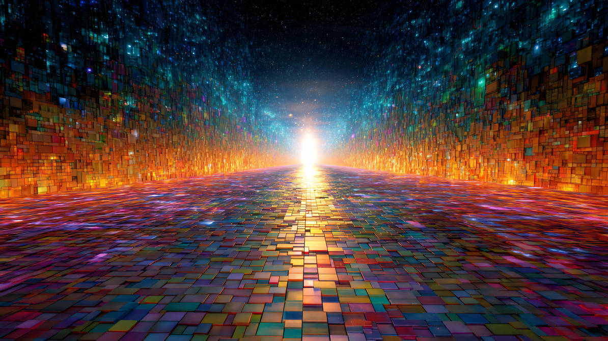 Abstract Digital Scape abstract digital landscape by InfiniteWallpaper on DeviantArt