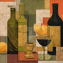 Cubist Still Life Scene