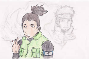 Shikamaru and Asuma