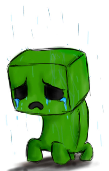 sad sad creeper by jjhu on DeviantArt