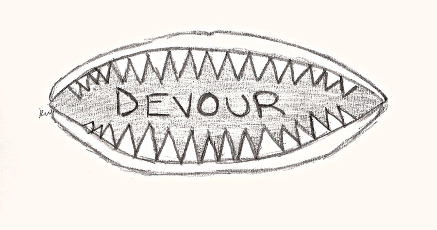 Devoured Drawind DEVOUR by Kimahri-Wolf on DeviantArt