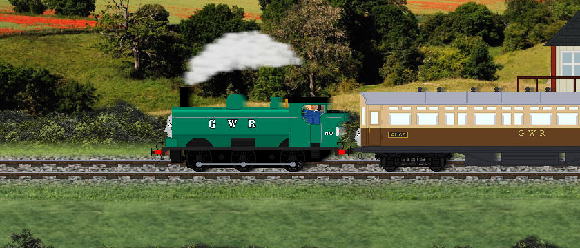 Montague Rws DUCK the Great Western Engine by JobsOldBootlace on DeviantArt