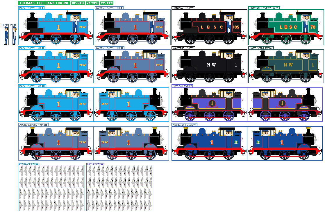 THOMAS the Tank Engine by LeatherBootlace on DeviantArt