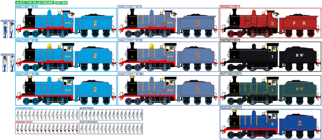 ALICE the Blue Engine by LeatherBootlace on DeviantArt