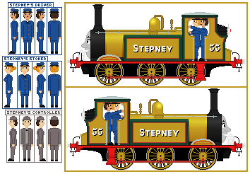 STEPNEY the ''Bluebell'' Engine by LeatherBootlace on DeviantArt