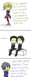 Reaction butlers by madelezabeth