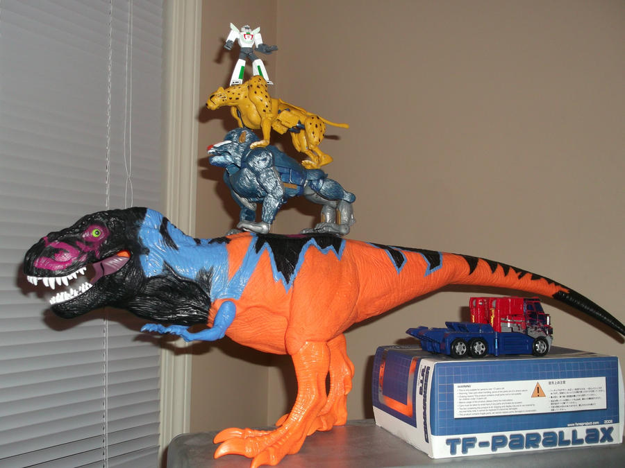 Epic Win of Transformers and Jurassic Park