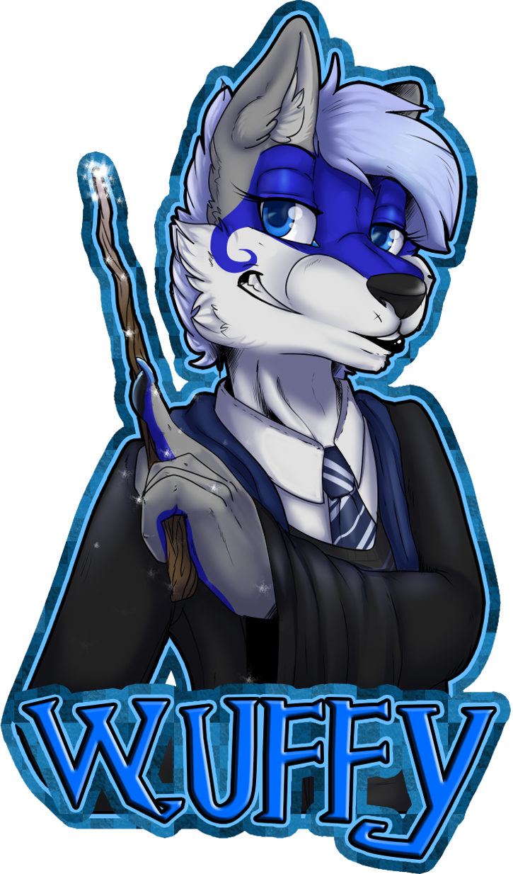 Commission Badge Wuffy By Wolf Lisa On Deviantart