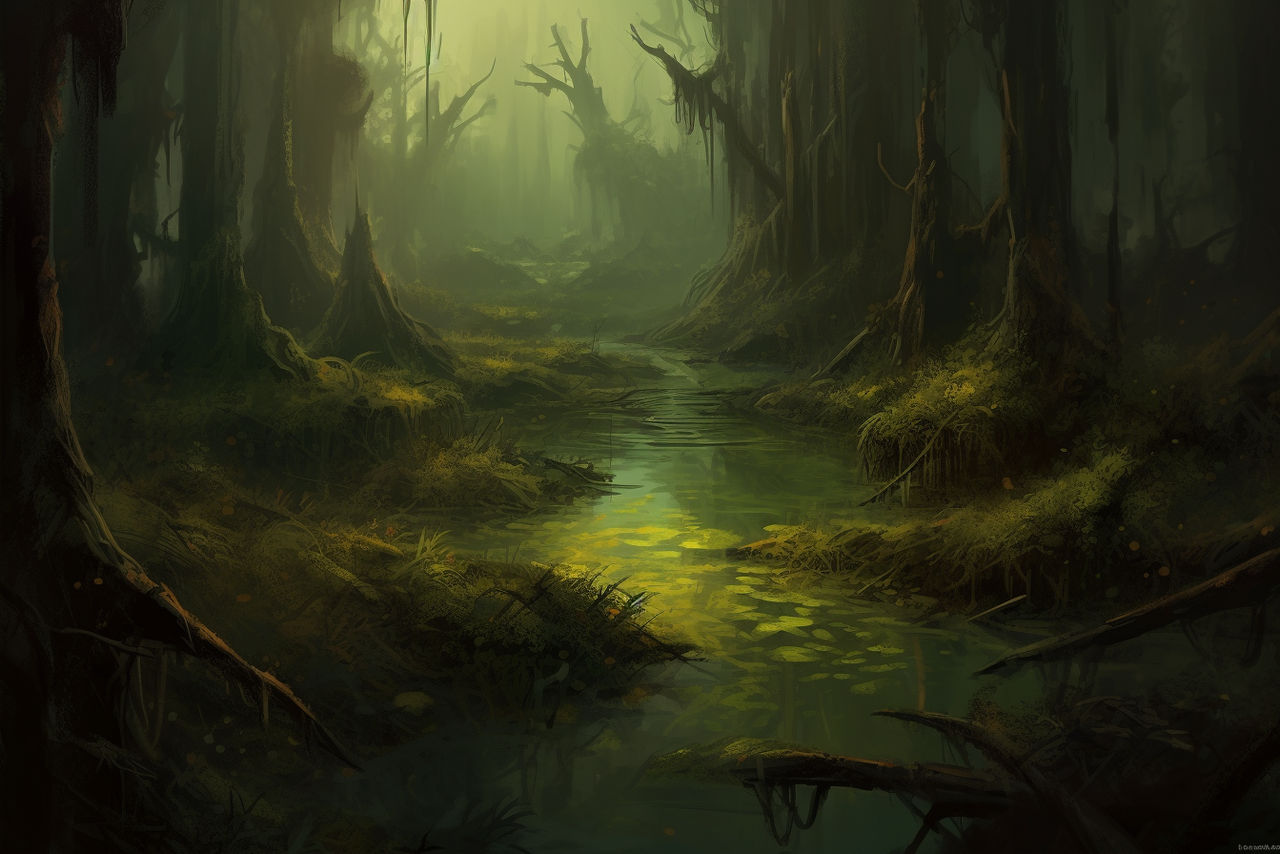 The Dark Swamp by MechaGalatea on DeviantArt
