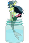 Giga Mermaid in a jar