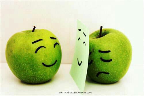 Smile of sadness