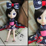 Pullip: Wa-Lolita Kimono - Fan print