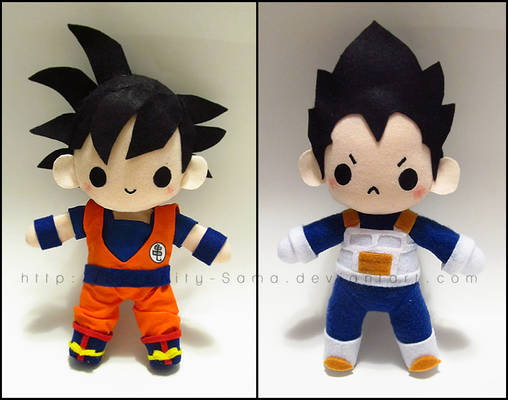 Chibi Goku and Vegeta