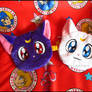 Zipper Pouch: Luna and Artemis