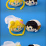 Stacking Plush: Mini wedding Usagi and Mamoru