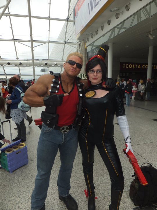 Bayonetta and Duke Nukem