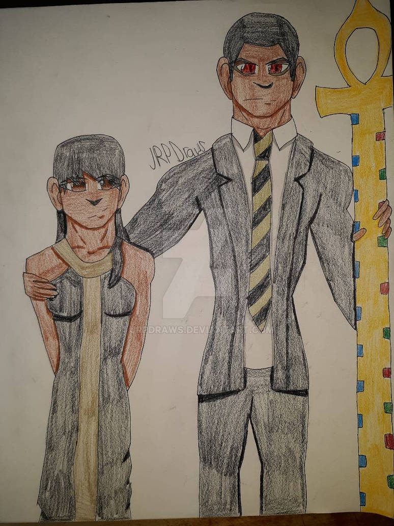 Anubis and Anput by JRPDraws on DeviantArt