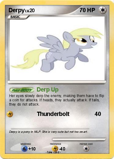 Derpy Pokemon Card