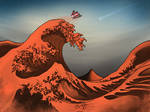 Great wave of the desert